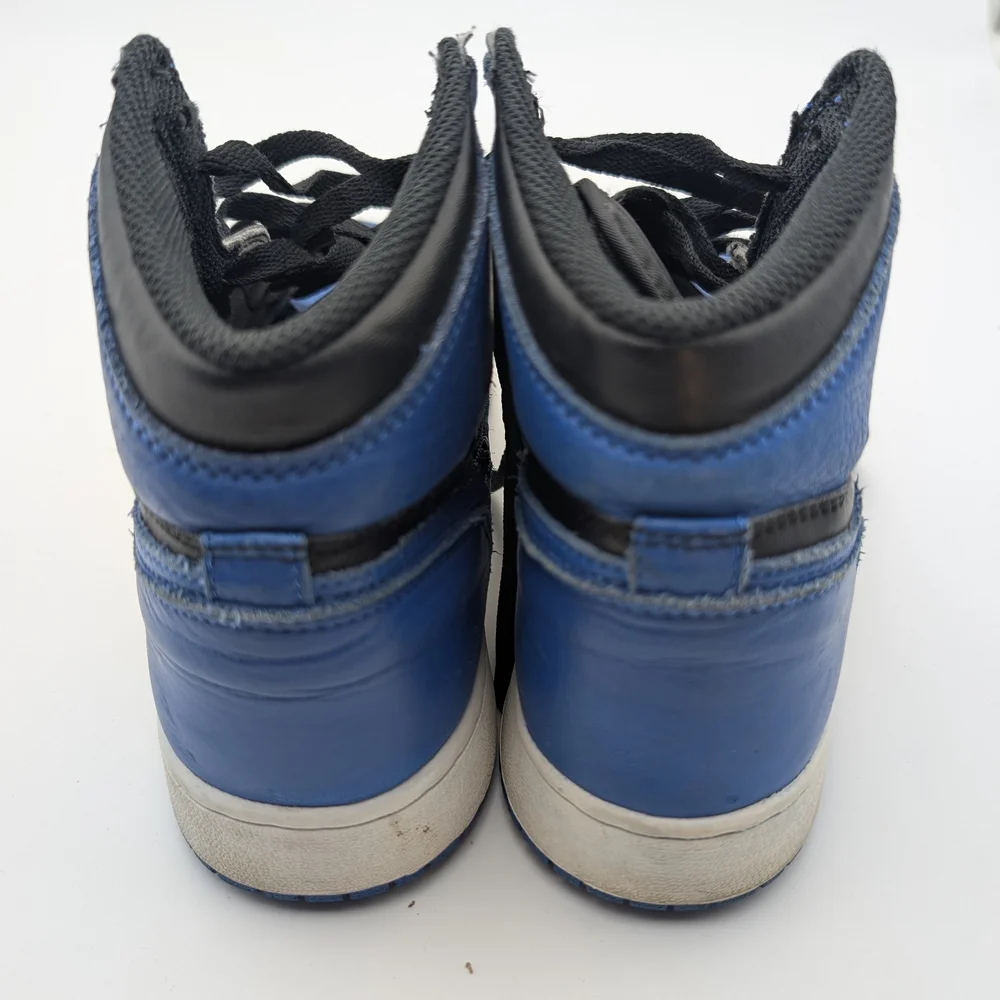 Jordan Men's Black and Blue Sneakers - Picture 10 of 10